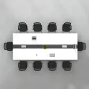 Simple Office Desk Negotiation Table - Maoters thumbnail 4