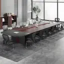 Modern Executive Wood Conference Table for Boardroom - Maoters thumbnail 2