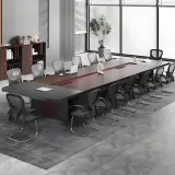 Modern Executive Wood Conference Table for Boardroom - Maoters thumbnail 2
