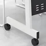 Modern Mobile Folding Training Table with Privacy Panel - Maoters thumbnail 9
