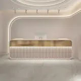 Modern Luxury Office Lobby Reception Desk - Maoters thumbnail 1
