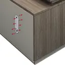Executive Office Curved Executive Desk - Maoters thumbnail 7