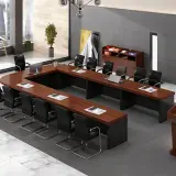 Innovative U-Shaped Conference Table Training Table – Maoters thumbnail 3