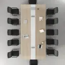 Light Wood Boardroom Meeting Table - Maoters thumbnail 4