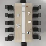 Light Wood Boardroom Meeting Table - Maoters thumbnail 4