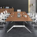 Modern Wood Office Boardroom Table - Maoters thumbnail 3