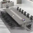 Large Rectangular Corporate Conference Desk - Maoters thumbnail 2