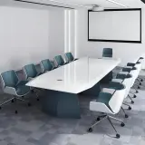 Large Modern Minimalist Boardroom Table - Maoters thumbnail 4
