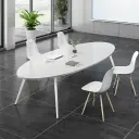 Modern Oval Conference Table for Office Meeting Rooms - Maoters thumbnail 2