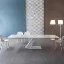Sleek Modern Light Office Discussion Table - Maoters thumbnail 4