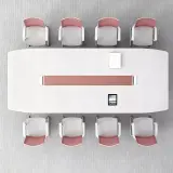 Minimalist Large Office Conference Desk - Maoters thumbnail 5