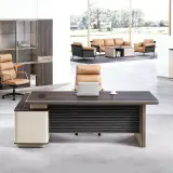 Manager Office Modern Wooden Executive Desk - Maoters thumbnail 3