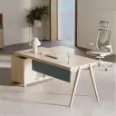 Office Wood Minimalist Executive Desk - Maoters thumbnail 2