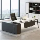 Modern Office Minimalist Executive Desk- Maoters thumbnail 2