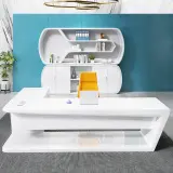 Innovative Stylish Lacquered Executive Desk - Maoters thumbnail 3