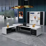 Innovative Lacquered Executive Desk - Maoters thumbnail 4