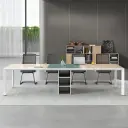 Modern Collaborative Office Workstation Table - Maoters thumbnail 3