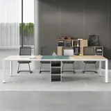 Modern Collaborative Office Workstation Table - Maoters thumbnail 3