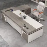 Elegant Modern Office Desk Executive Desk - Maoters thumbnail 4