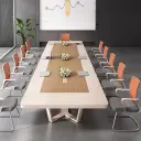 Contemporary Minimalist Office Conference Table thumbnail 2