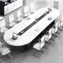 Multifunctional Business Negotiation Table – Premium Quality thumbnail 1