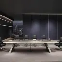 Simple Modern Large Conference Table - Maoters thumbnail 3