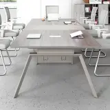 Modern Executive Conference Table with Angled Legs - Maoters thumbnail 3