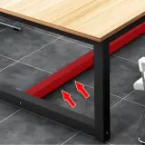 Modern Wood Conference Table with Metal Frame - Maoters thumbnail 10