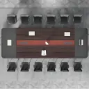 Modern Executive Wood Conference Table for Boardroom - Maoters thumbnail 3