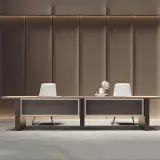Light Wood Minimalist Conference Table - Maoters thumbnail 9