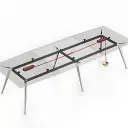 Minimalist Chrome Leg Negotiation Table - Maoters thumbnail 11
