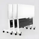 Modern Mobile Folding Training Table with Privacy Panel - Maoters thumbnail 8