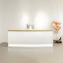 Office Modern Curved Reception Desk - Maoters thumbnail 2