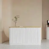 Simple Modern Store Small Lacquered Reception Desk thumbnail 1