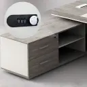 Private Office L-Shaped Executive Desk - Maoters thumbnail 13
