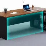 Simple Style Office Manager Computer Desk - Maoters thumbnail 9