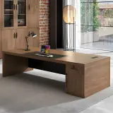 Modern Corporate Office Minimalist Manager Office Desk - Maoters thumbnail 3