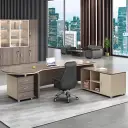 Corporate Office Wide Rounded Executive Desk - Maoters thumbnail 4