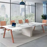 Modern Minimalist Conference Table - Maoters thumbnail 2