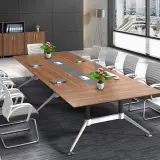 Modern Wood Office Boardroom Table - Maoters thumbnail 2