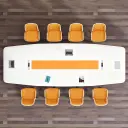 Stylish Lacquered Conference Table – Maoters thumbnail 3