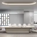 Light Luxury Modern Lacquered Conference Table - Maoters thumbnail 3