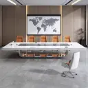 Luxurious Baked Paint Conference Table thumbnail 3