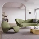 Creative Curved Reclining Sofa – Maoters thumbnail 2