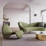 Creative Curved Reclining Sofa – Maoters thumbnail 2