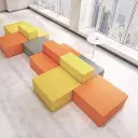 Minimalist Cube Sectional Sofa - Maoters thumbnail 3