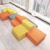 Minimalist Cube Sectional Sofa - Maoters thumbnail 3