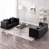Modern Lobby Accent Sofa Set - Maoters thumbnail 4
