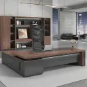 Desk with LED Strip Lighting for Executives thumbnail 2