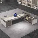 Elegant Modern Office Desk Executive Desk - Maoters thumbnail 3